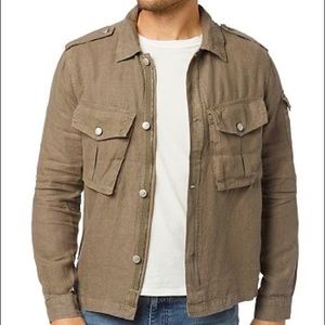 Joes Chaqueta militar de lino.  joes Linen Military Jacket